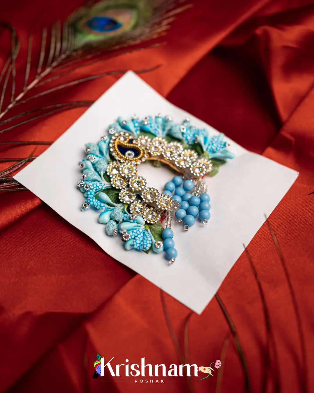 Floral Chandrika (One Size Fits All) - Krishnam Poshak