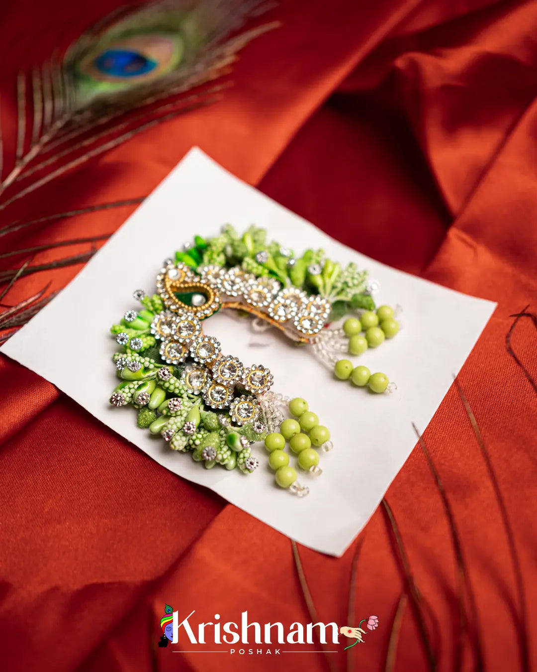 Floral Chandrika (One Size Fits All) - Krishnam Poshak