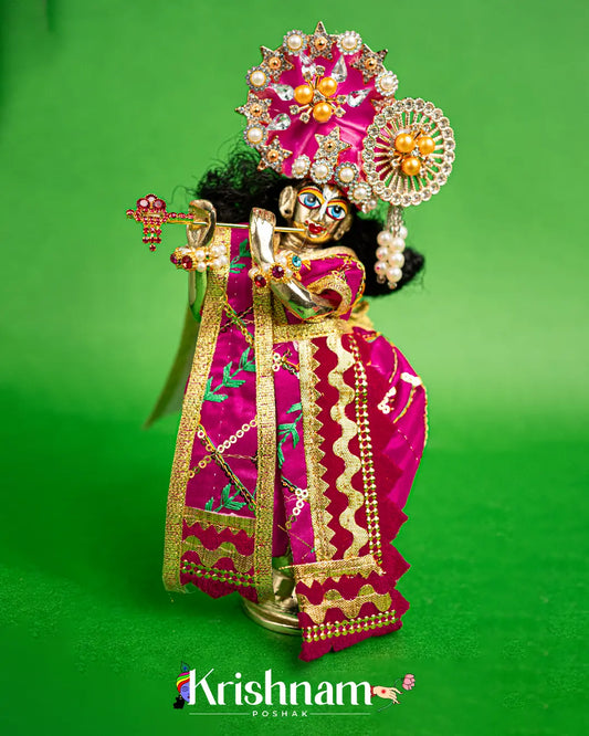 Regular Dress for Radha Krishna (Dress Only) (Pagdi Not Included) Krishnam Poshak