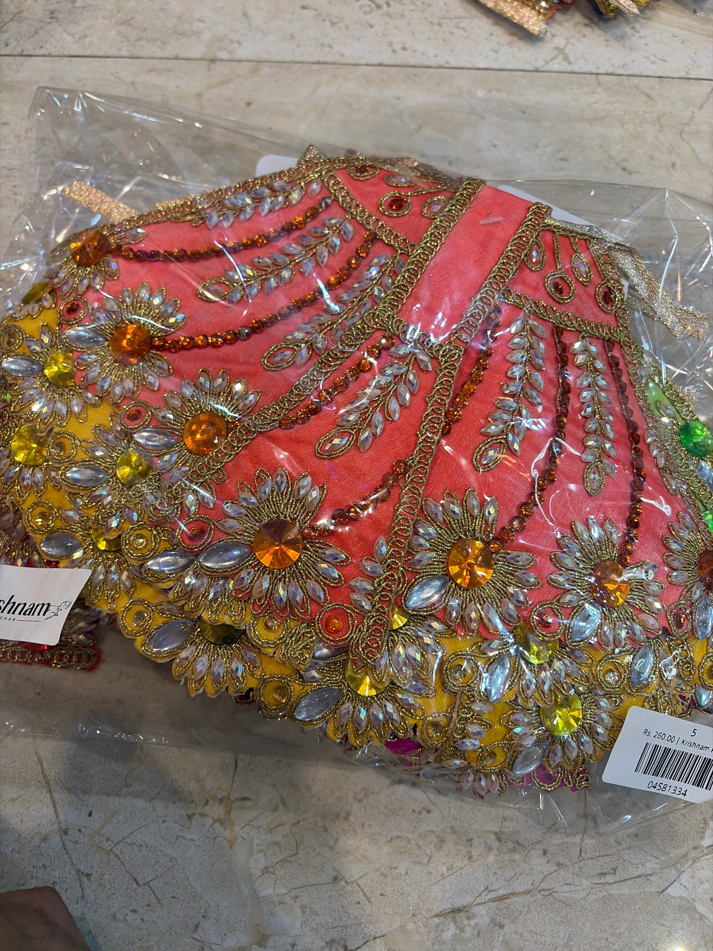 Lehenga Patka Dress Heavy Stone Dress for Mata, Khatu Shyam & Others (Dress Only)