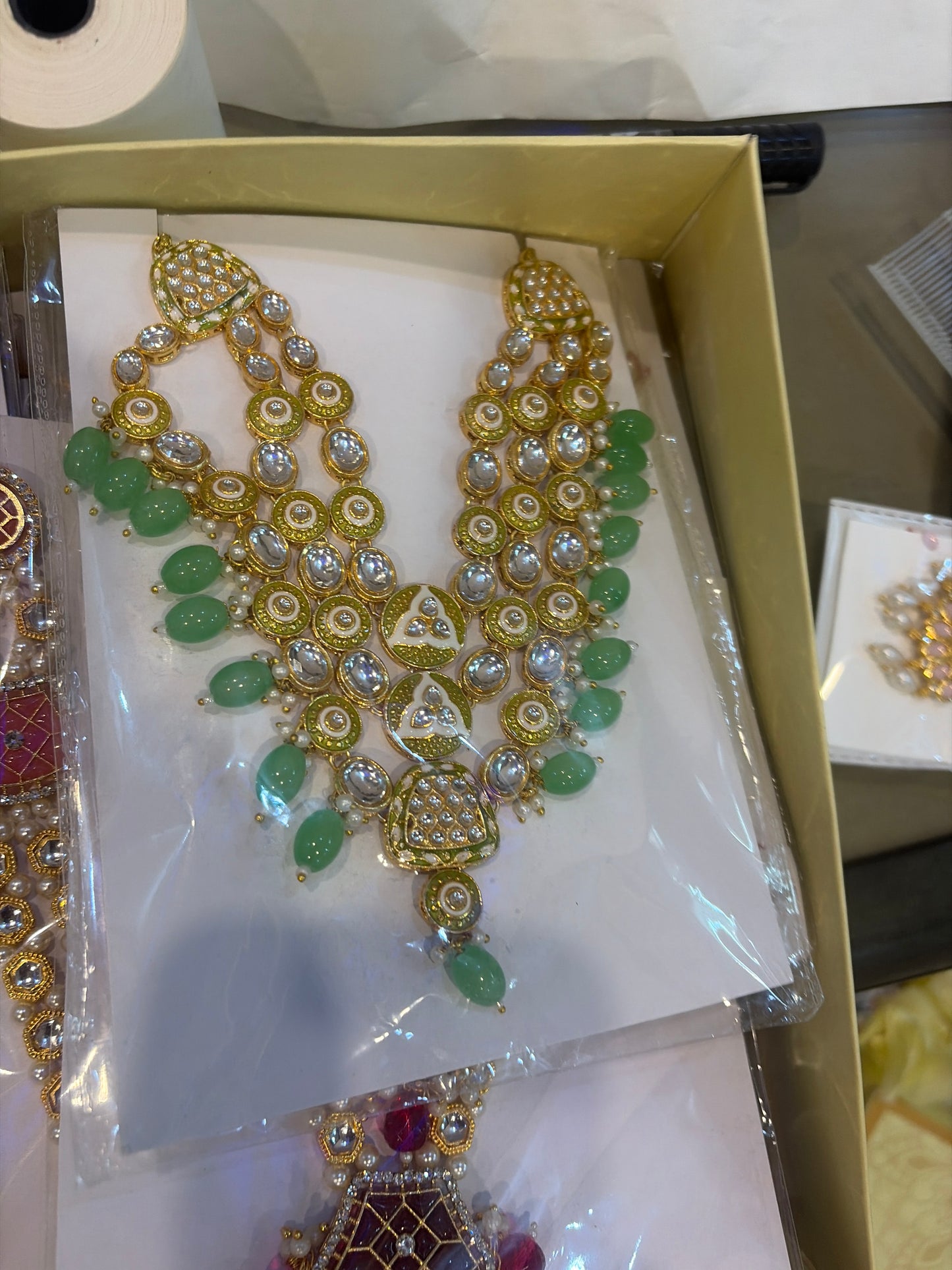 Multi Layer AD Jewellery For Shreenath Ji, Laddu Gopal & Shri Krishna, Radha