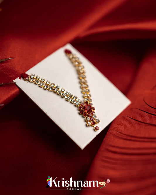 Kundan Heavy Mala for Shri Krishna, Radha & Laddu Gopal Ji (Size 2to4) - Krishnam Poshak