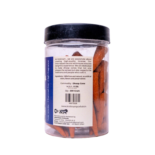 Rajnigandha Premium HandmadeIncense Dhoop Cones
