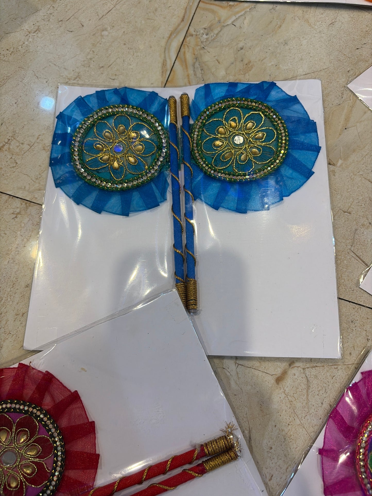 Pankha for Shreenath Ji & Shri Krishna & Laddu Gopal