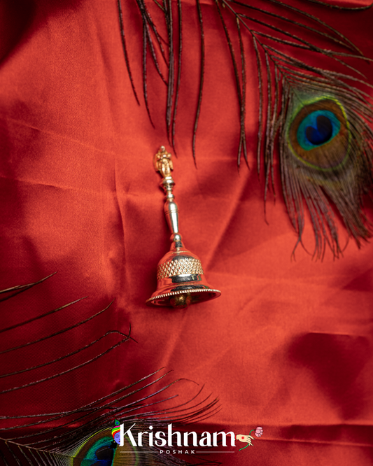 Classic Finely Detailed Antique Finished Silver Garuda Bell (21 Gram Approx.)