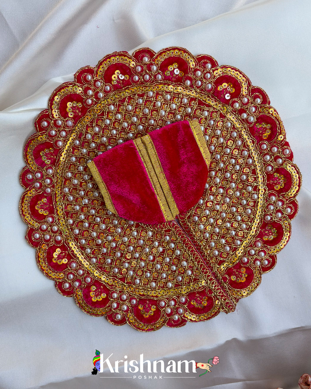 Velvet Heavy dress for laddu gopal ji (6 Colors) (Winter Collection)