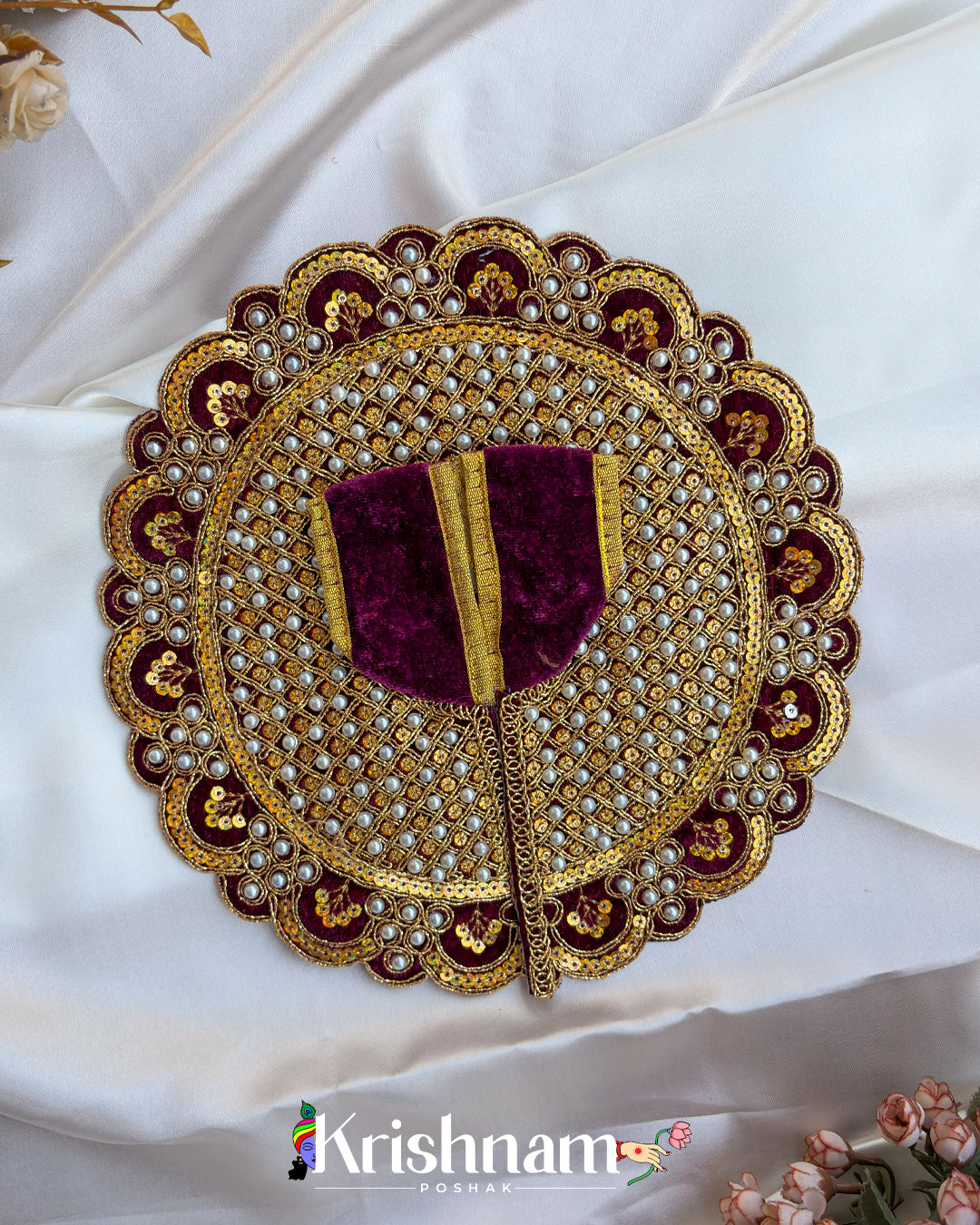 Velvet Heavy dress for laddu gopal ji (6 Colors) (Winter Collection)