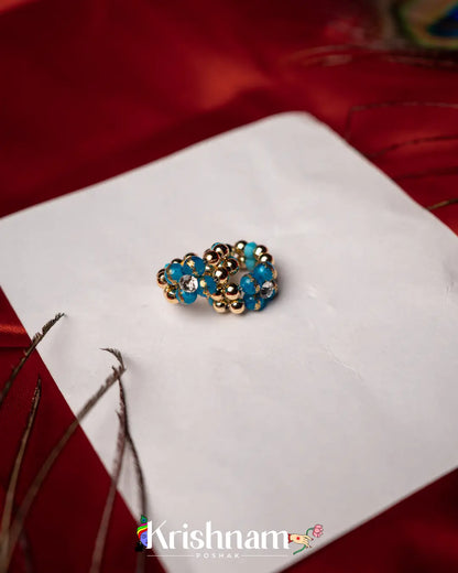 Kundan Moti Kangan for Shree Radha ,Shree Krishna & Laddu Gopal Ji (Fits to Size 0to5) (1 Set) - Krishnam Poshak