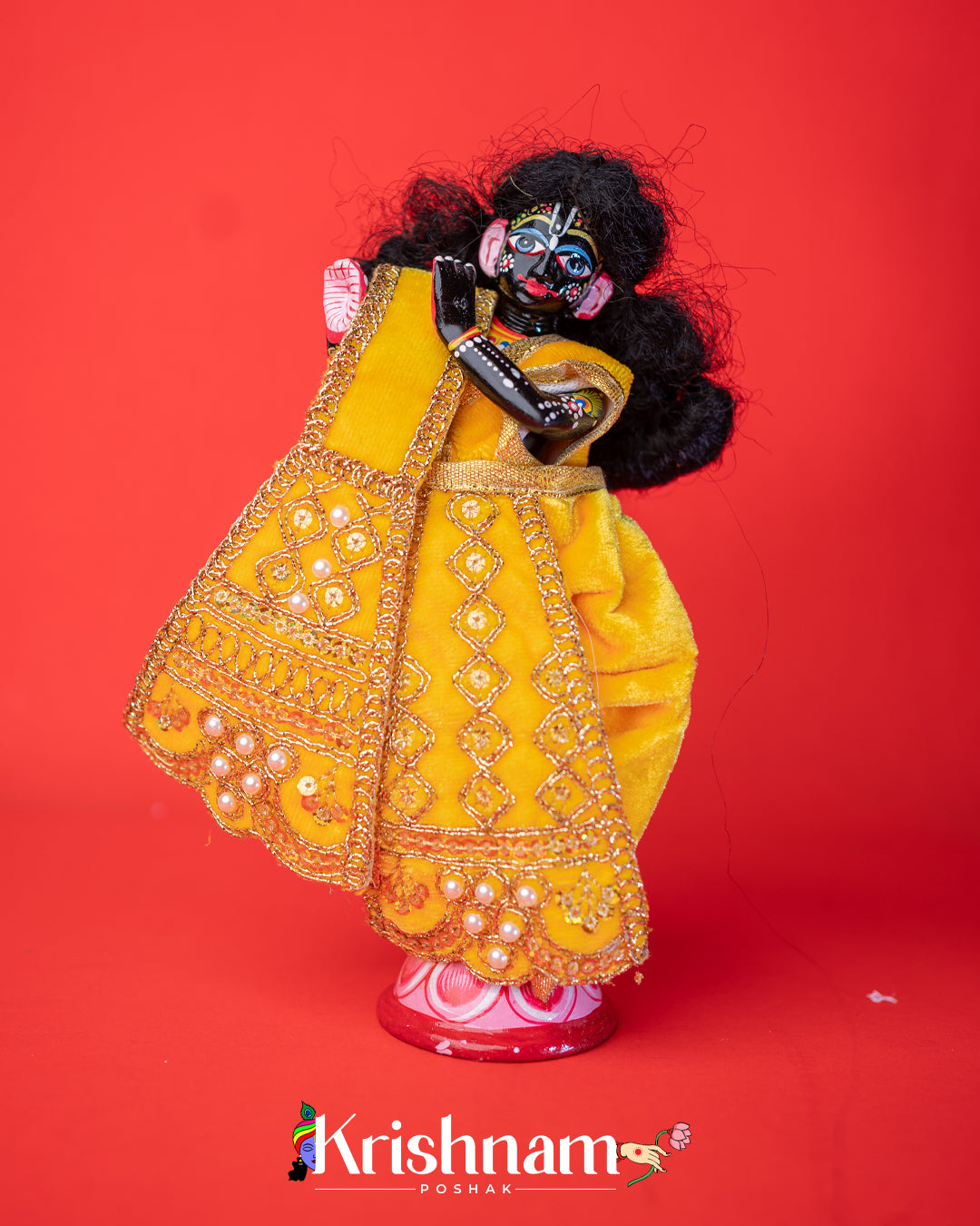 Velvet Heavy dress for Radha Krishna ji (6 Colors) (Winter Collection)