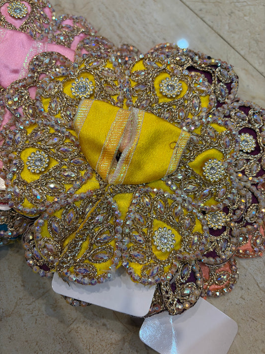 Kundan Heavy Dress For Laddu Gopal (Without Pagdi )