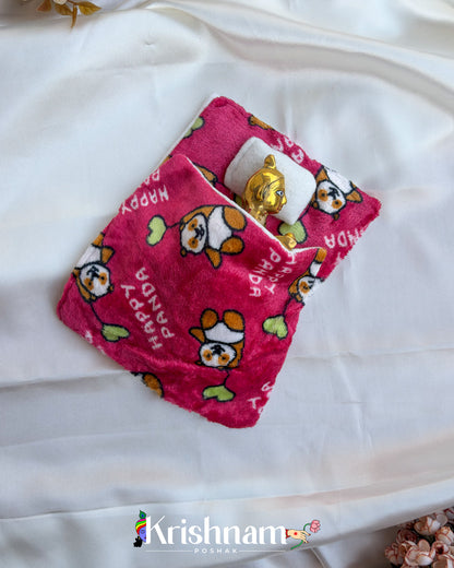 Woolen Heavy Bed Mattress and Blanket for laddu Gopal ji & Radha Krishna (Winter Collection)