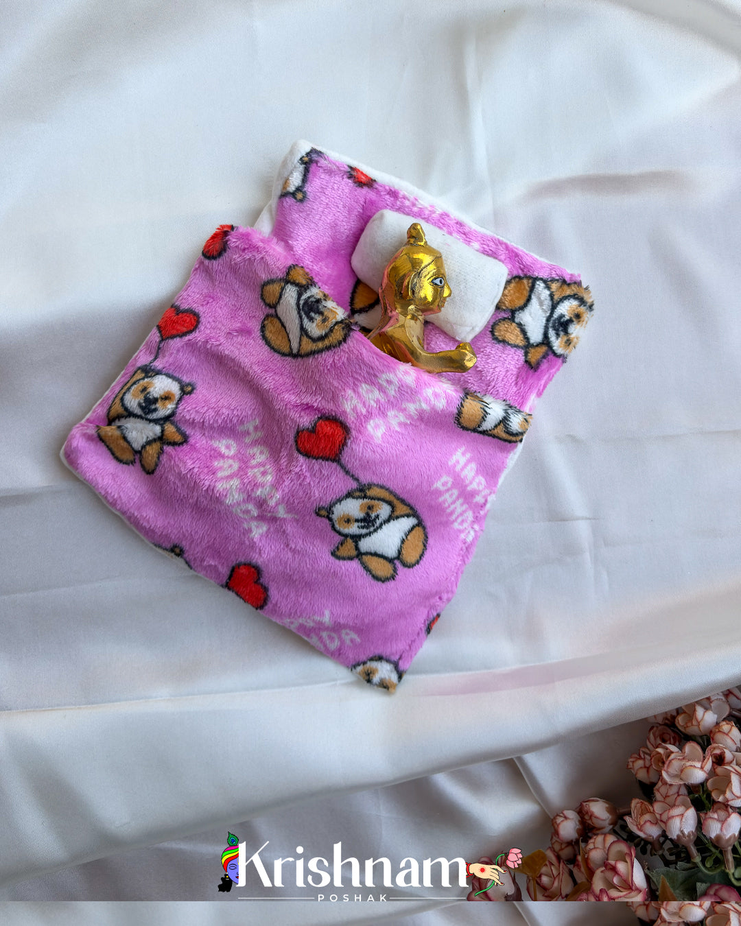 Woolen Heavy Bed Mattress and Blanket for laddu Gopal ji & Radha Krishna (Winter Collection)