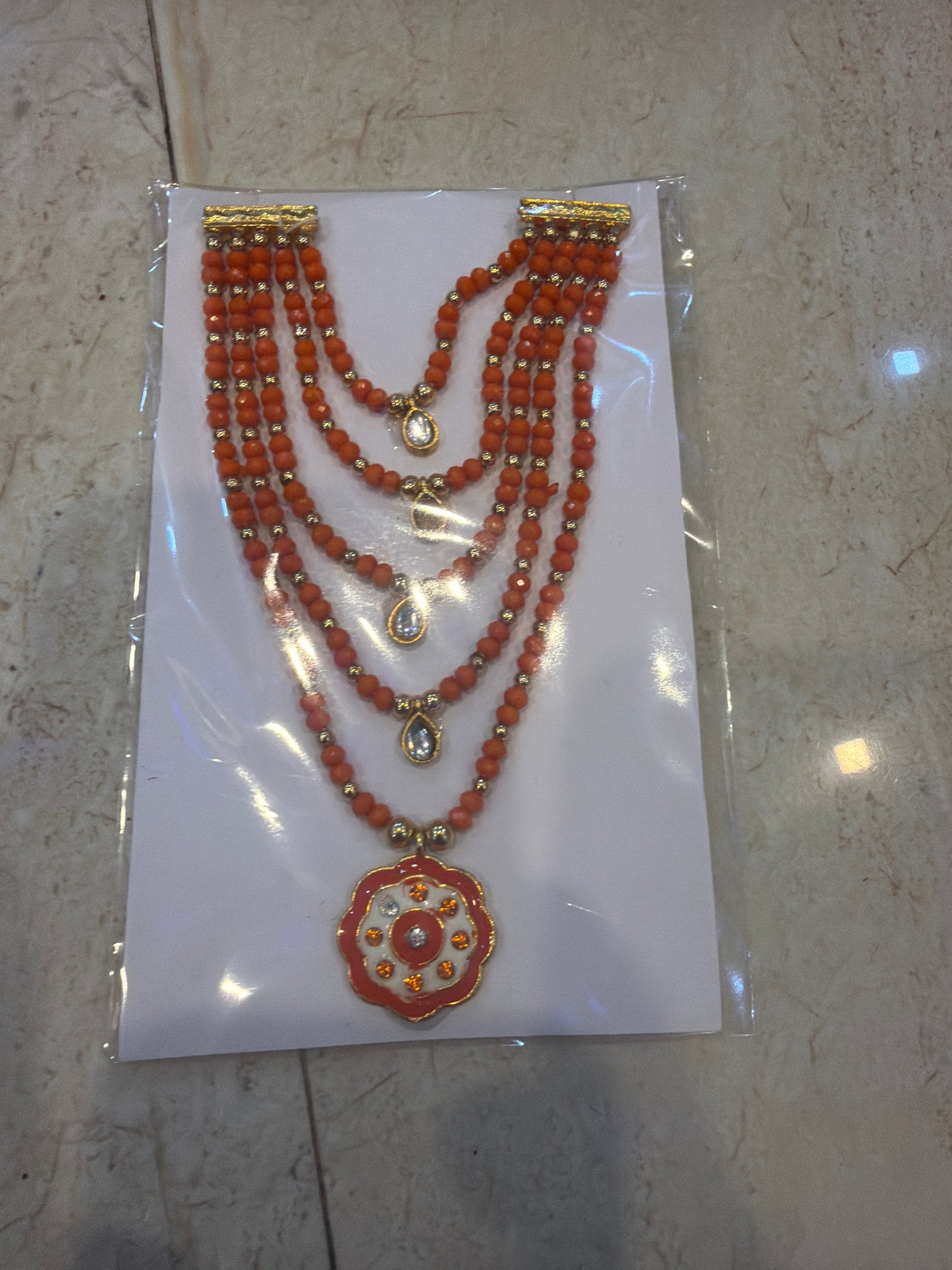Jewellery For Moti Penden Neck Mala for Shreenath Ji & Shri Krishna, Radha