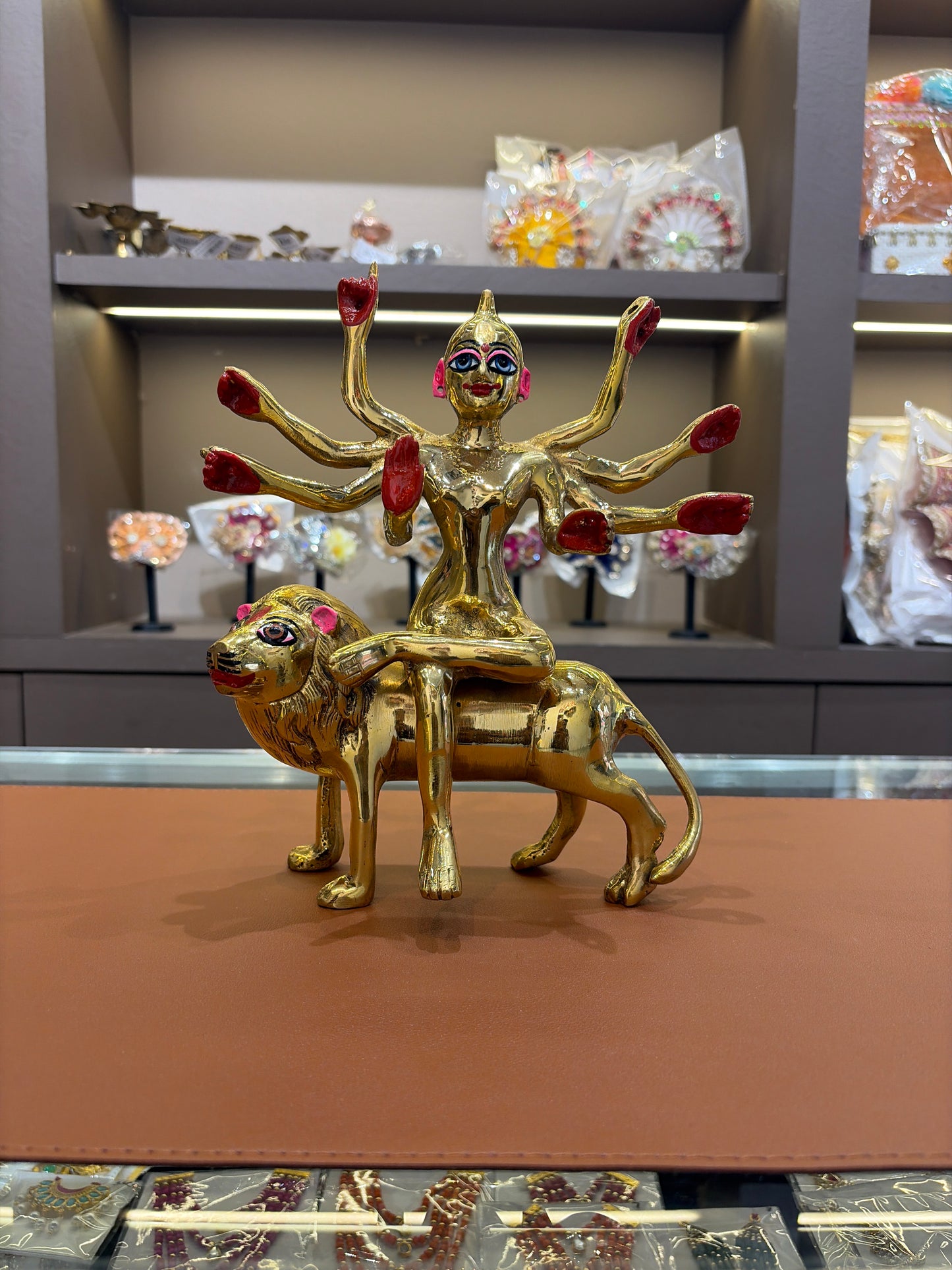 Durga Idol - Brass (Different Size)