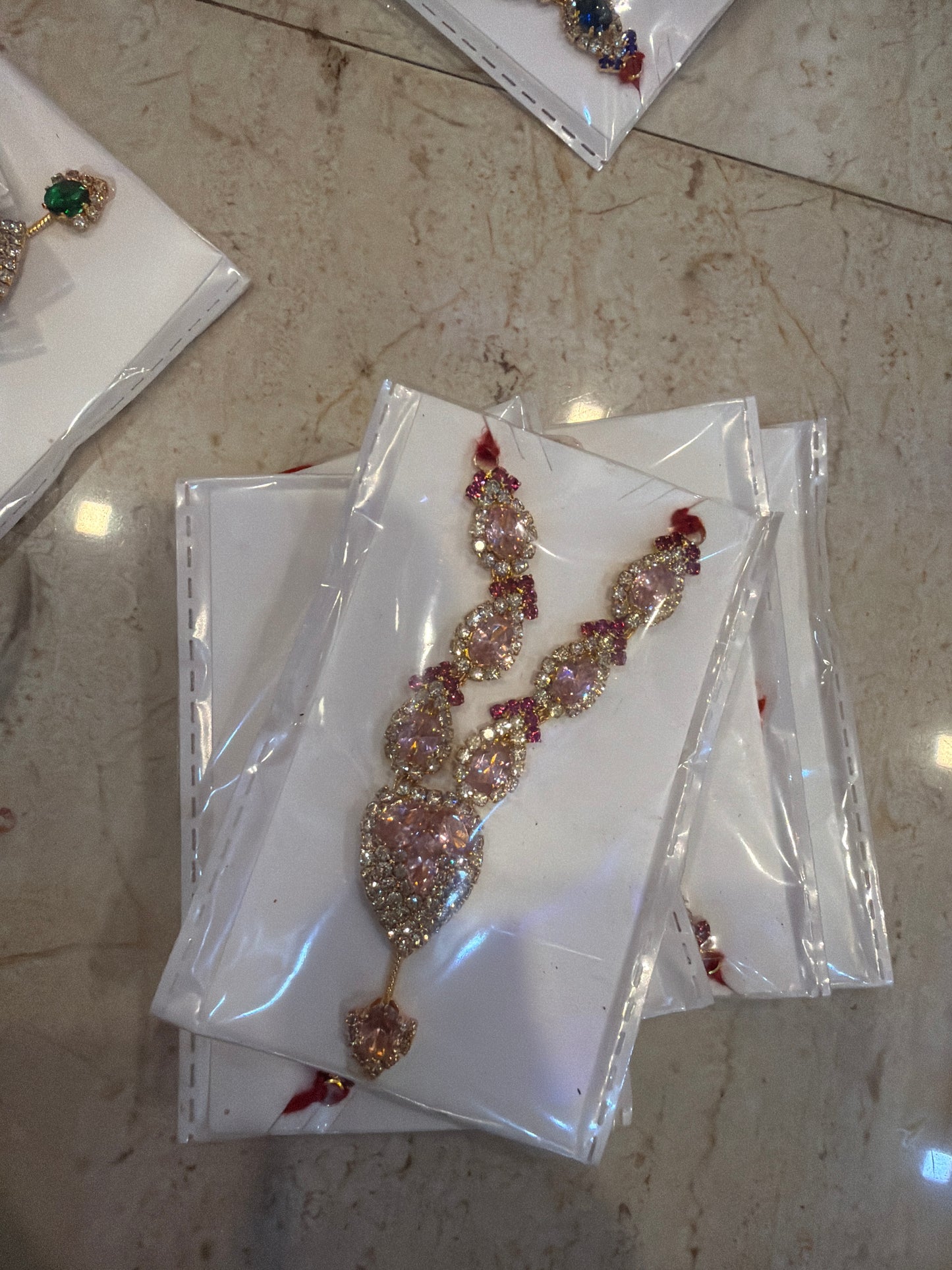 Leaf AD Stone Heavy Jewellery For  Shreenath Ji, Laddu Gopal & Shri Krishna, Radha