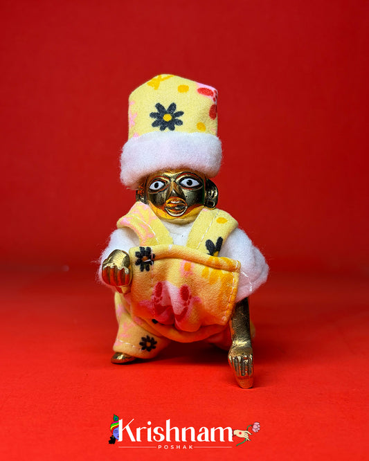 Woolen Jump Suit for laddu Gopal ji (Pack of 4 Colors May Vary) (Winter Collection)