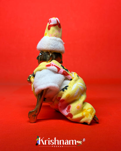 Woolen Jump Suit for laddu Gopal ji (Pack of 4 Colors May Vary) (Winter Collection)