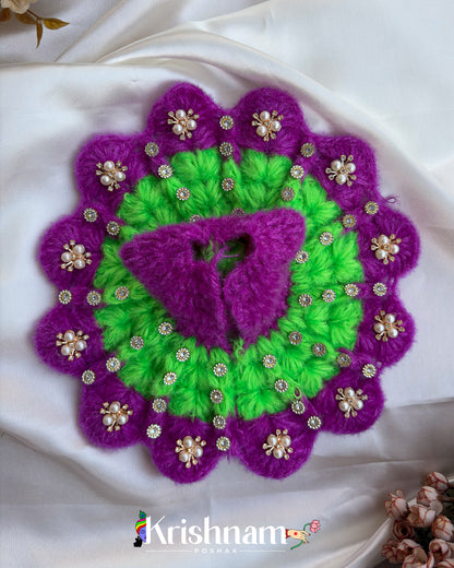 Woolen Heavy dress for laddu Gopal ji & Radha Krishna (Color may Varey) (Winter Collection)