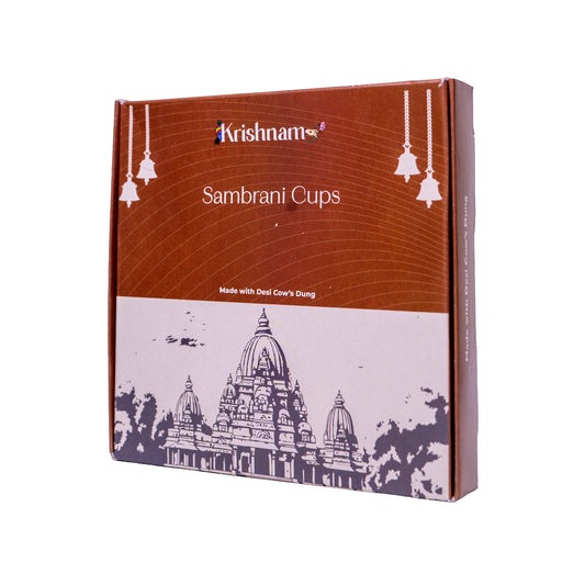 Handmade Sambrani Cups (15 in each box)